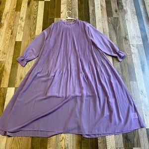 Elegant Purple Midi Dress